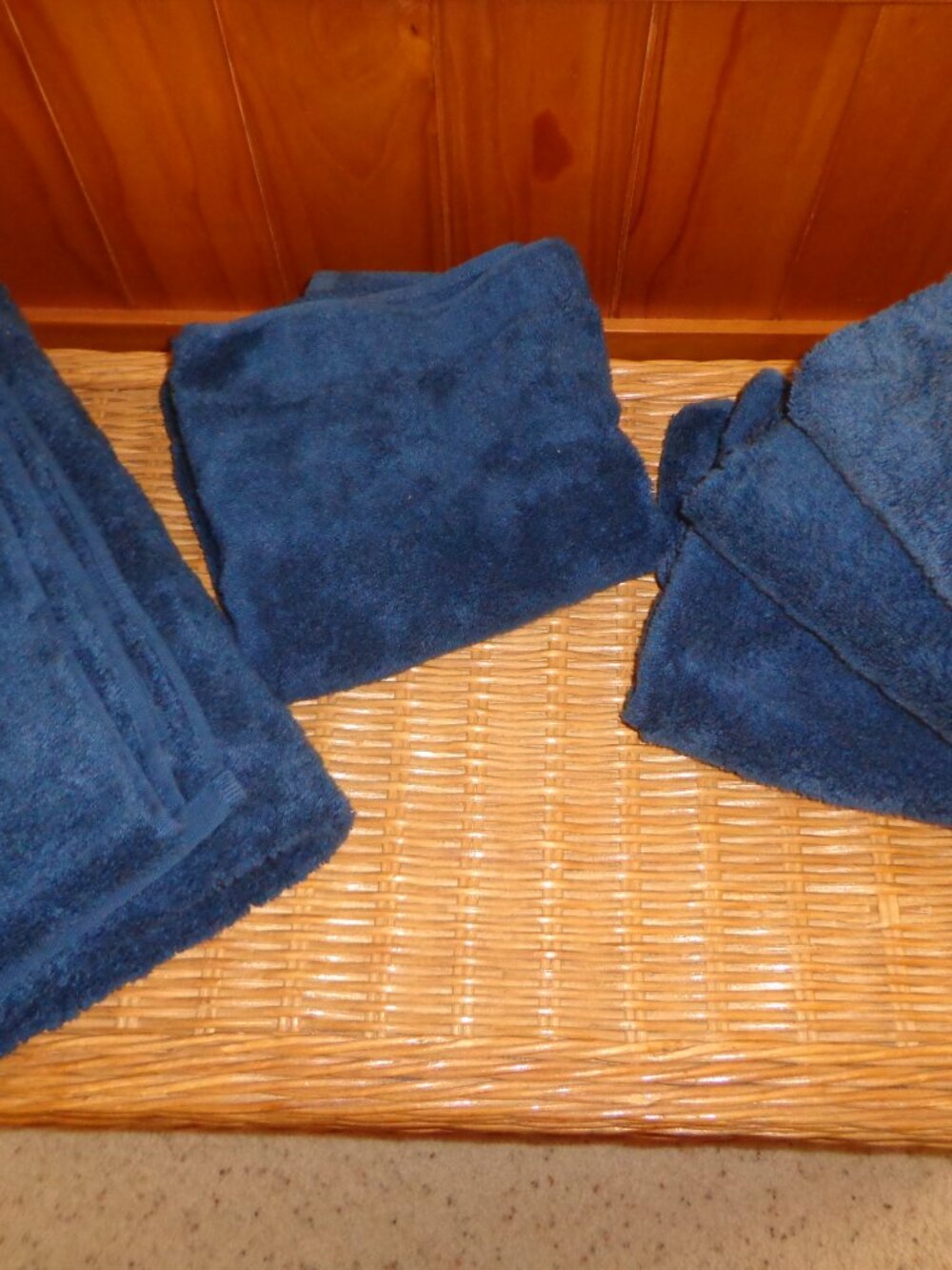 The Company Store Egyptian Cotton Towels Bath Hand Navy